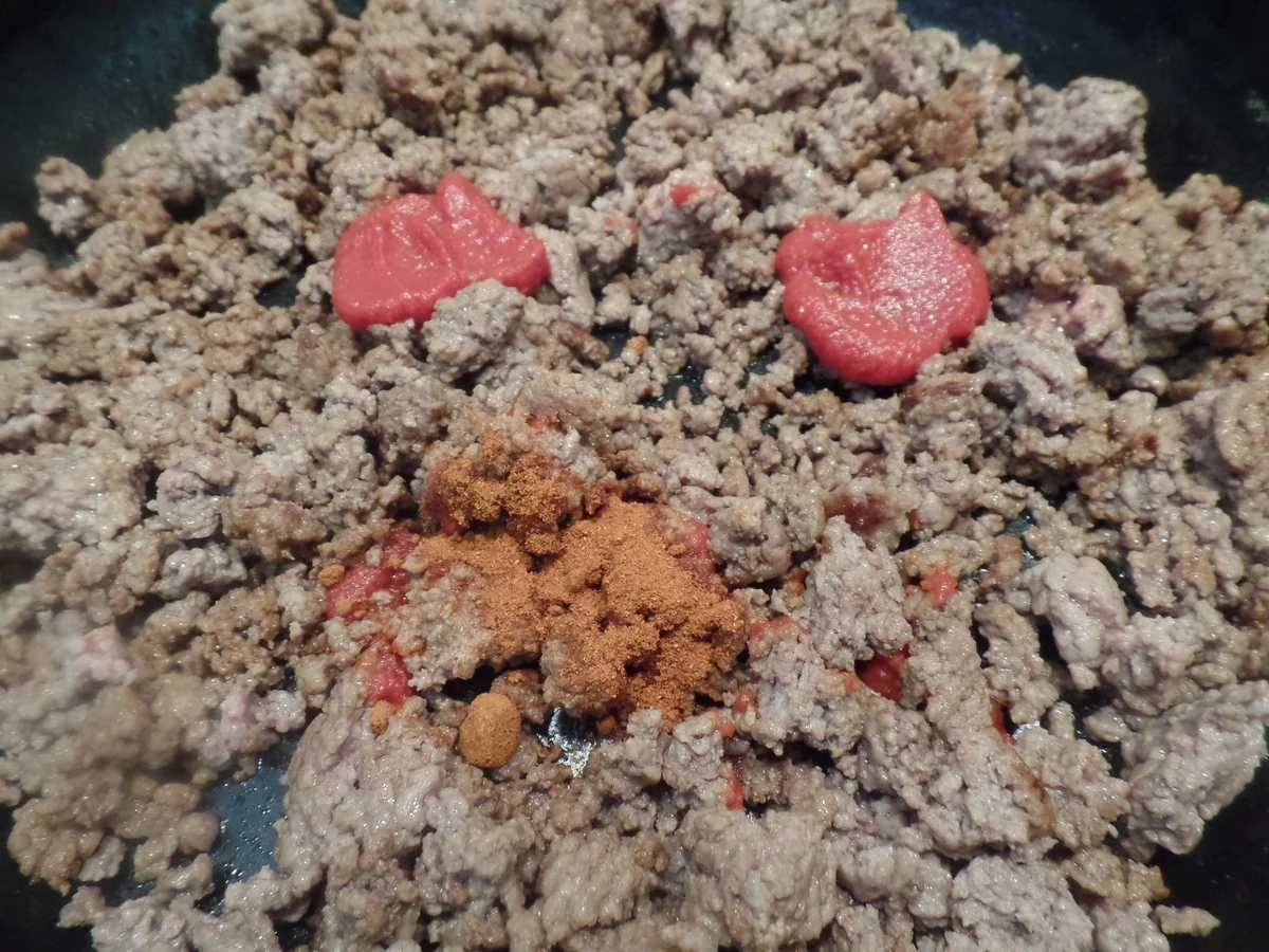 Gemüse-Hackfleisch -Pfanne - Rezept - Bild Nr. 11190