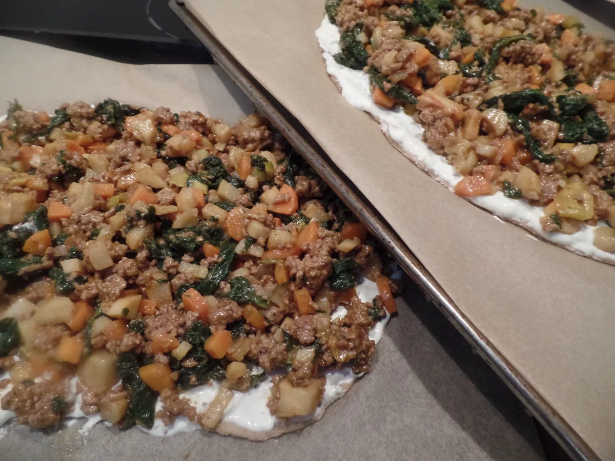 Hackfleisch-Flammkuchen - Rezept - Bild Nr. 11205