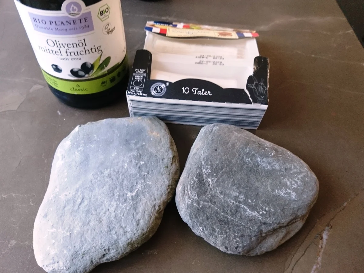 Ziegenfrischkäsetaler vom heissen Stein - Rezept - Bild Nr. 7