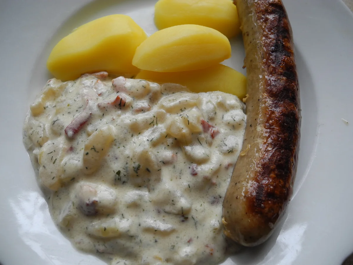 Schmorgurken mit Bratwurst - Rezept - Bild Nr. 2