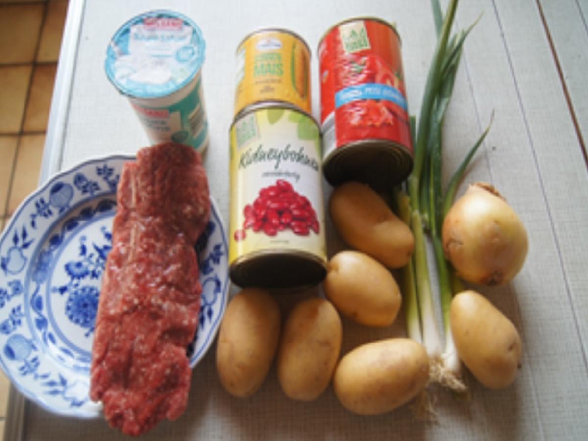 Chili con Carne mit Pellkartoffeln III - Rezept - Bild Nr. 3