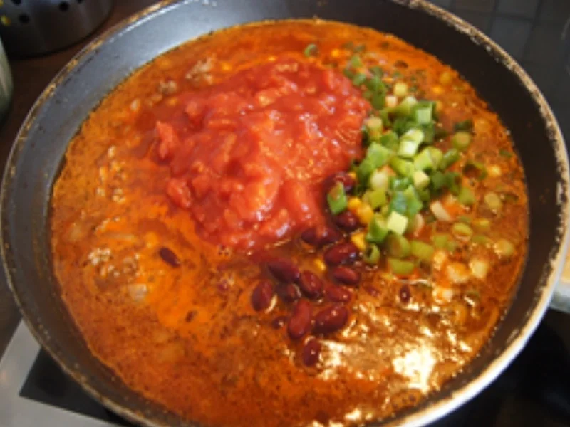 Chili con Carne mit Pellkartoffeln III - Rezept - Bild Nr. 10