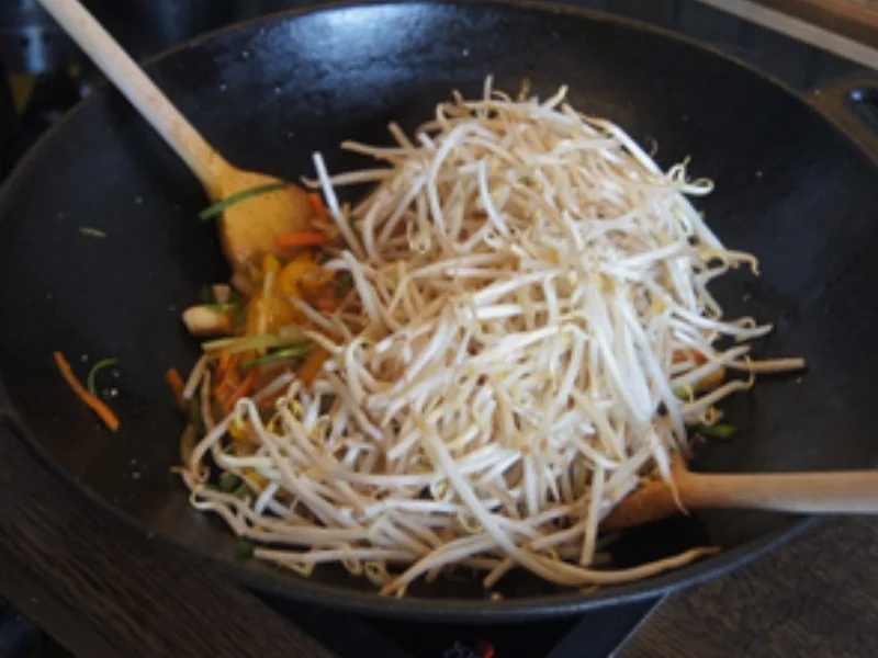 Asiatische Nudeln mit Hähnchenbrustfilet, Gemüse und Ei - Rezept - Bild Nr. 14