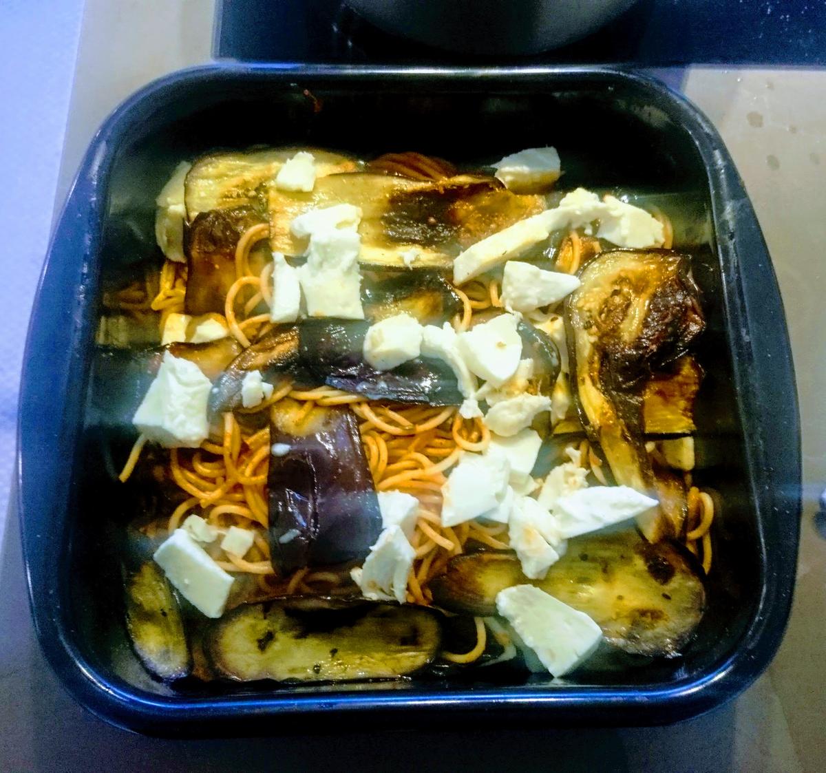 Spaghetti con melanzane alla parmigiana - Überbackene Spaghetti mit Auberginen - Rezept - Bild Nr. 15