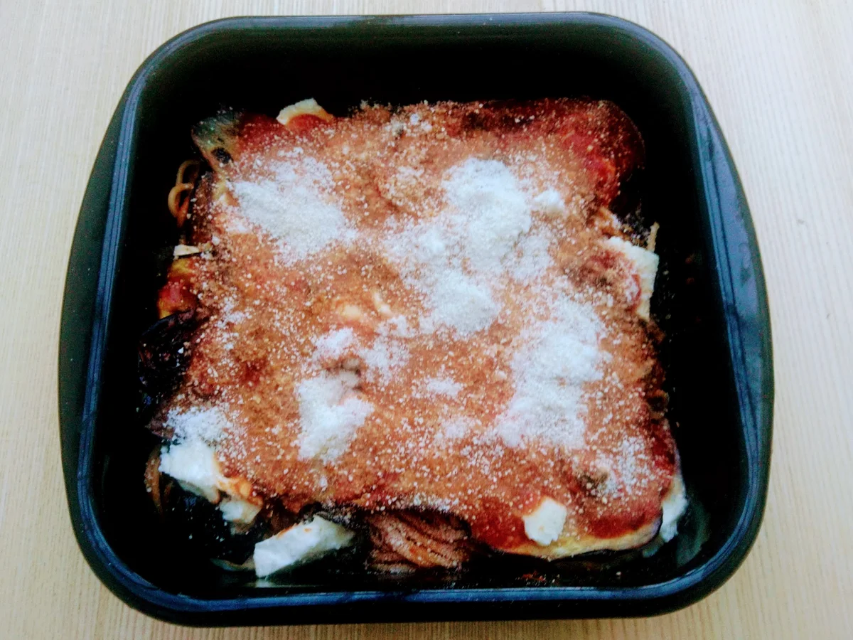 Spaghetti con melanzane alla parmigiana - Überbackene Spaghetti mit Auberginen - Rezept - Bild Nr. 16