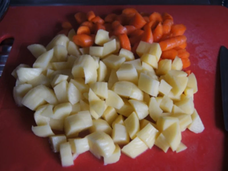 Seelachsfilet mit Buschbohnen und Möhren-Kartoffel-Stampf - Rezept - Bild Nr. 11237