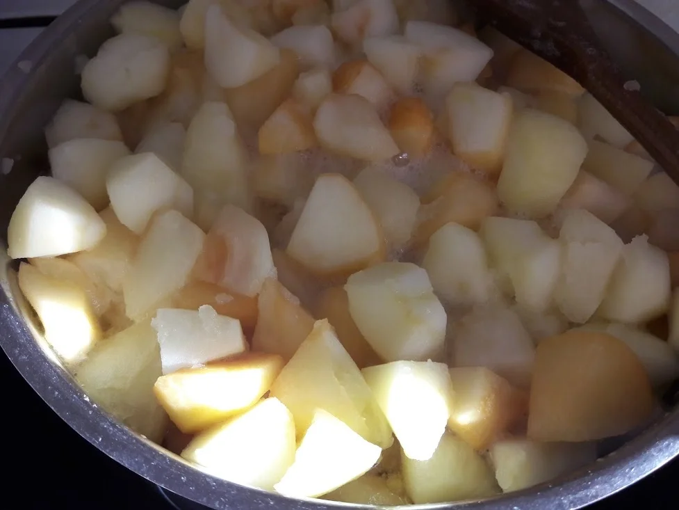 Apfelkuchen mit Schokoladendecke zur kochbar Challenge September 2020 - Rezept - Bild Nr. 19