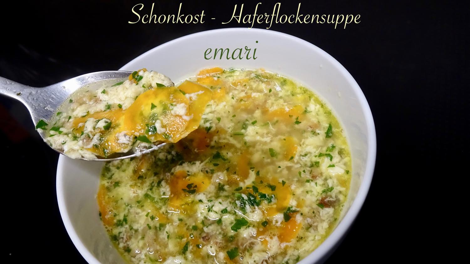 Leckere Haferflockensuppe