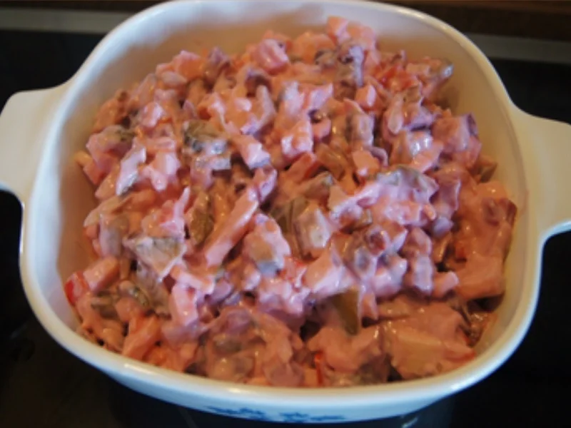 Matjessalat mit Pellkartoffeln - Rezept - Bild Nr. 13