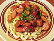 Kleines Wurstgulasch mit Nudeln-Kochbar Challenge 9.0 - Rezept - Bild Nr. 2