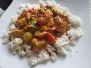 Rezept: Puten-Curry scharf, mit Trauben Bild Nr. 2 Puten-Curry scharf, mit Trauben - Rezept - Bild Nr. 2
