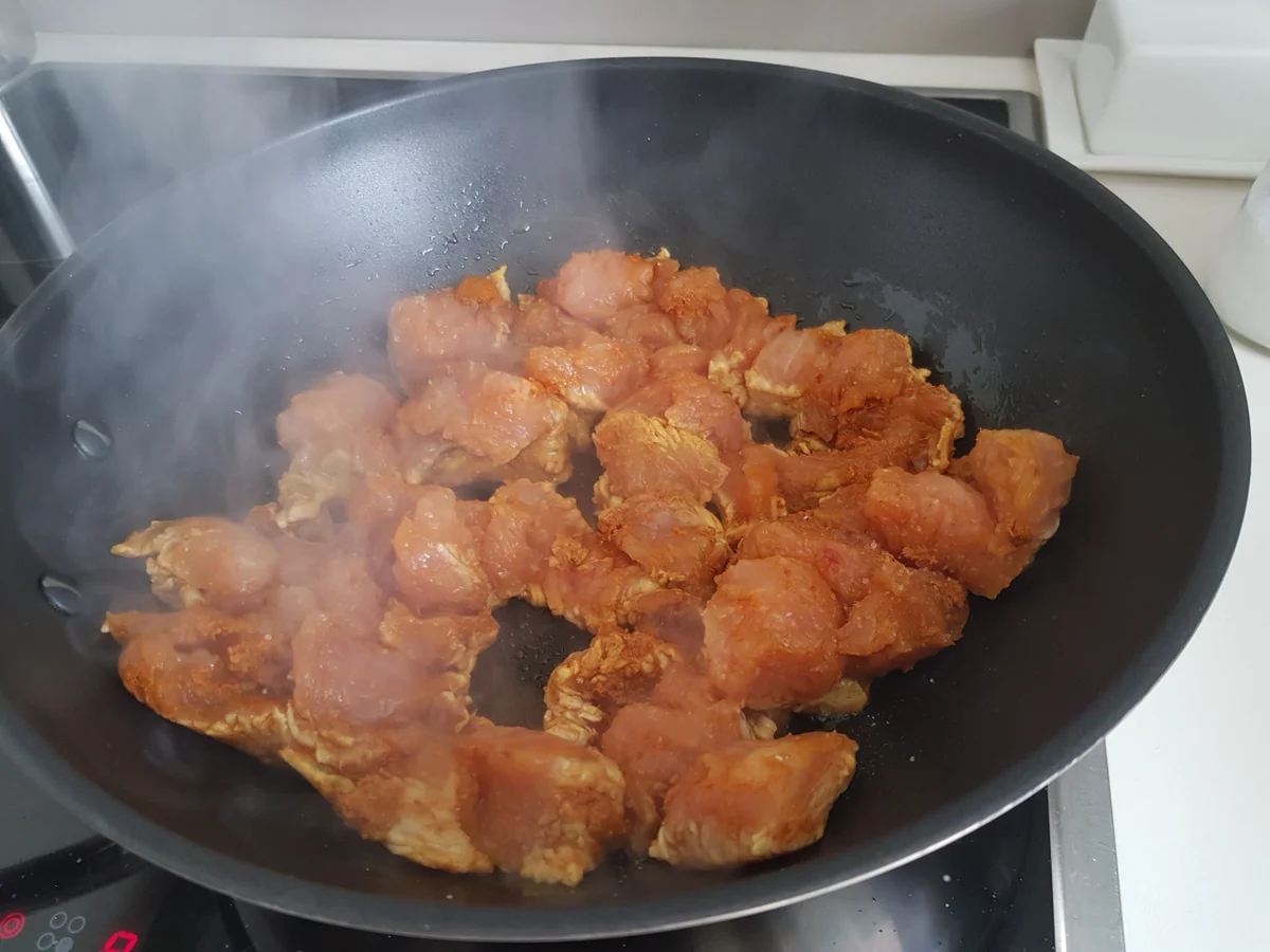 Rezept: Puten-Curry scharf, mit Trauben Bild Nr. 6 Puten-Curry scharf, mit Trauben - Rezept - Bild Nr. 6