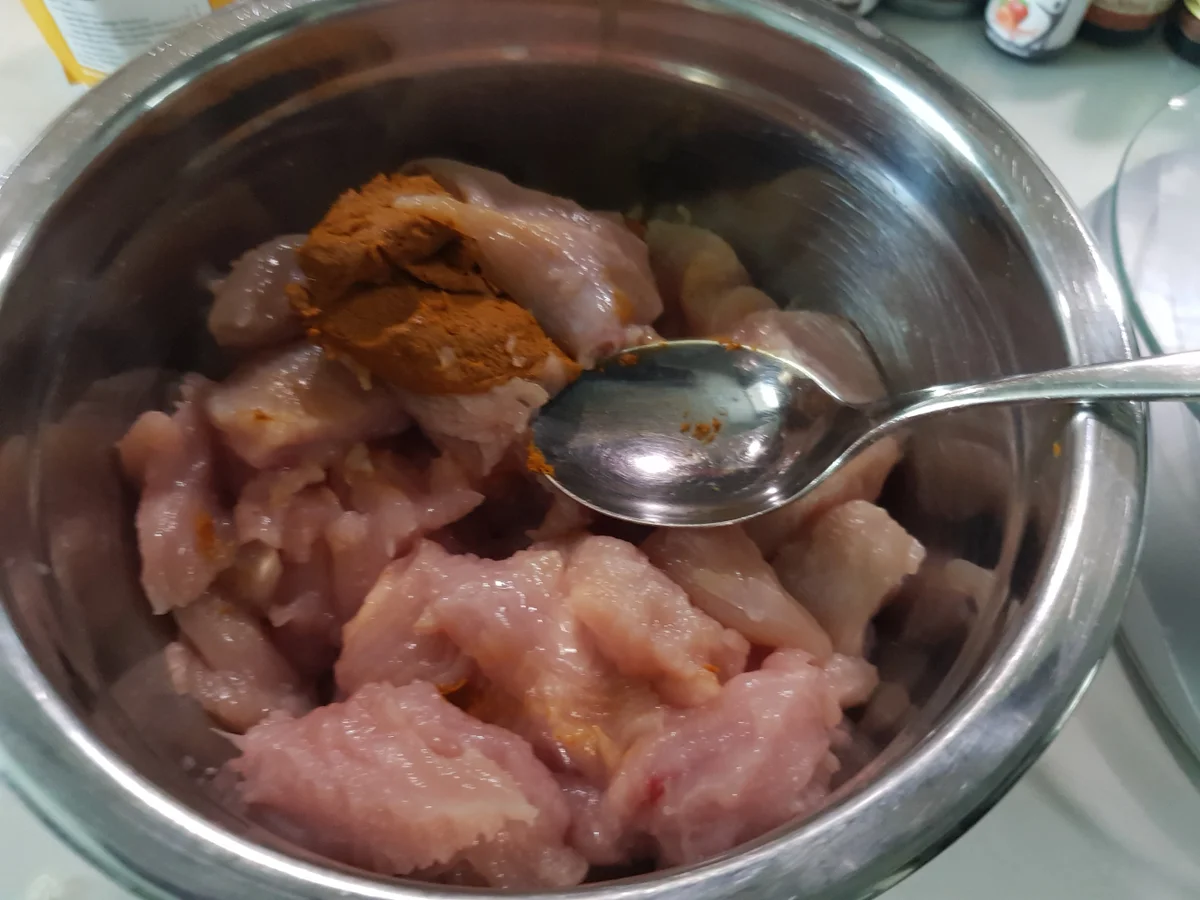 Rezept: Puten-Curry scharf, mit Trauben Bild Nr. 9 Puten-Curry scharf, mit Trauben - Rezept - Bild Nr. 9