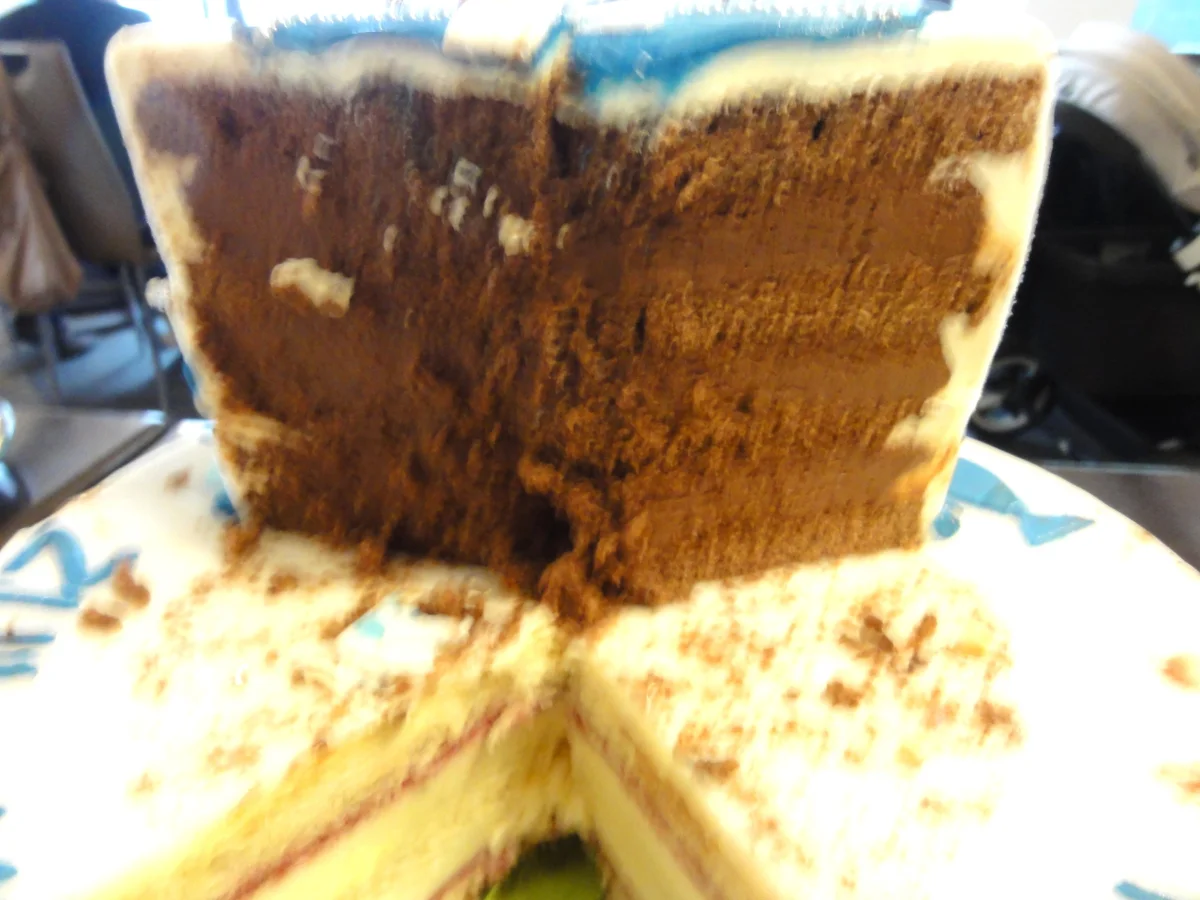 Rezept: Biskuit: SCHOKO ~ MOUSSE + LEMON ~ KÄSE ~ SAHNE Bild Nr. 11286 Biskuit: SCHOKO ~ MOUSSE + LEMON ~ KÄSE ~ SAHNE - Rezept - Bild Nr. 11286