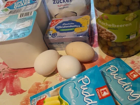 Rezept: Stachelbeer - Quarkkuchen Bild Nr. 7 Stachelbeer - Quarkkuchen - Rezept - Bild Nr. 7