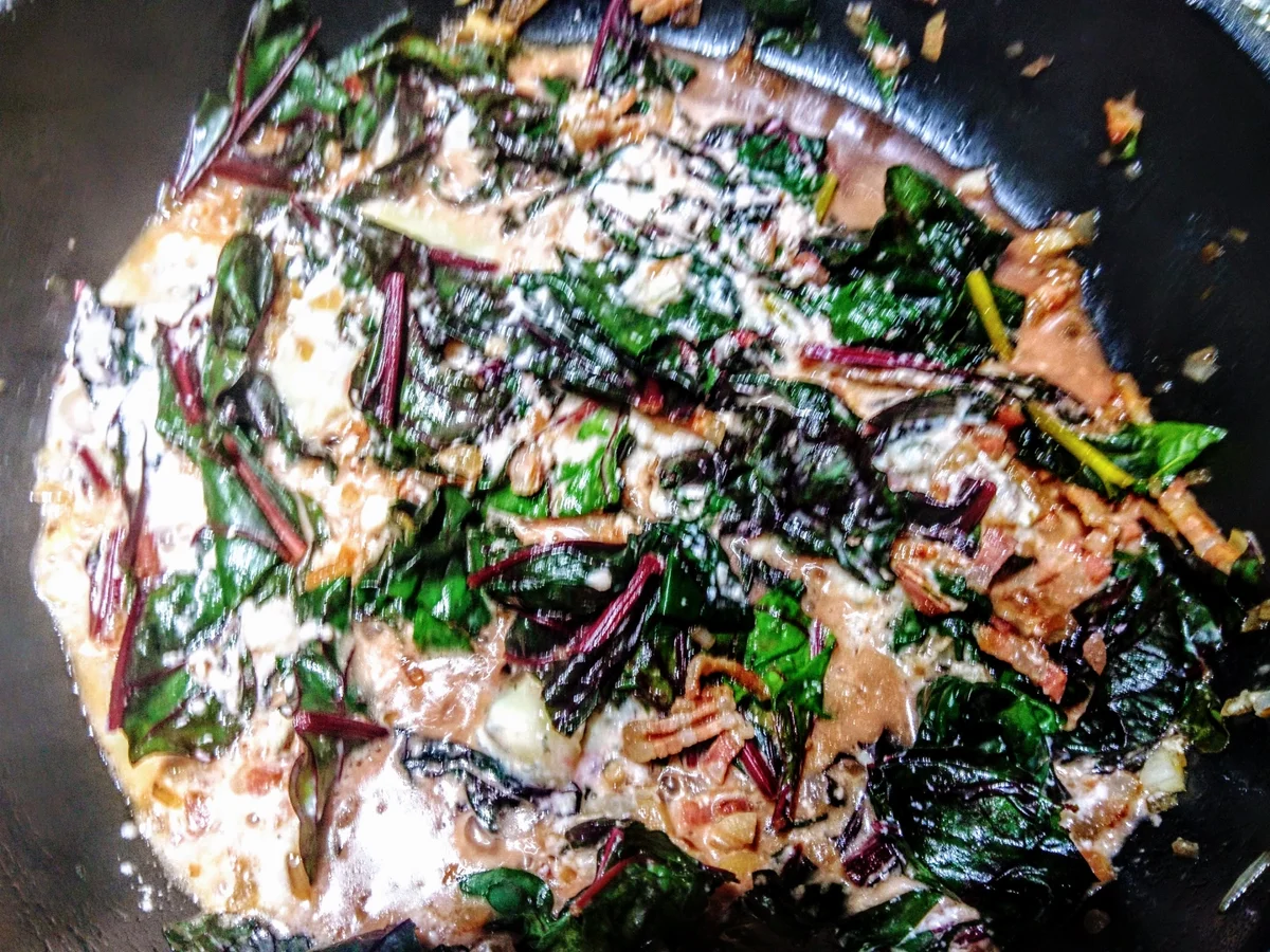 Conchigliette in padella con biete e Ricotta fresca - Rezept - Bild Nr. 4