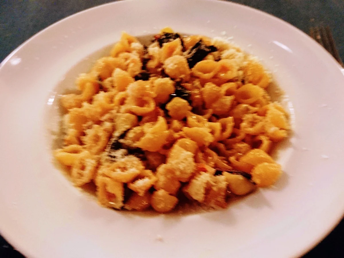 Conchigliette in padella con biete e Ricotta fresca - Rezept - Bild Nr. 5