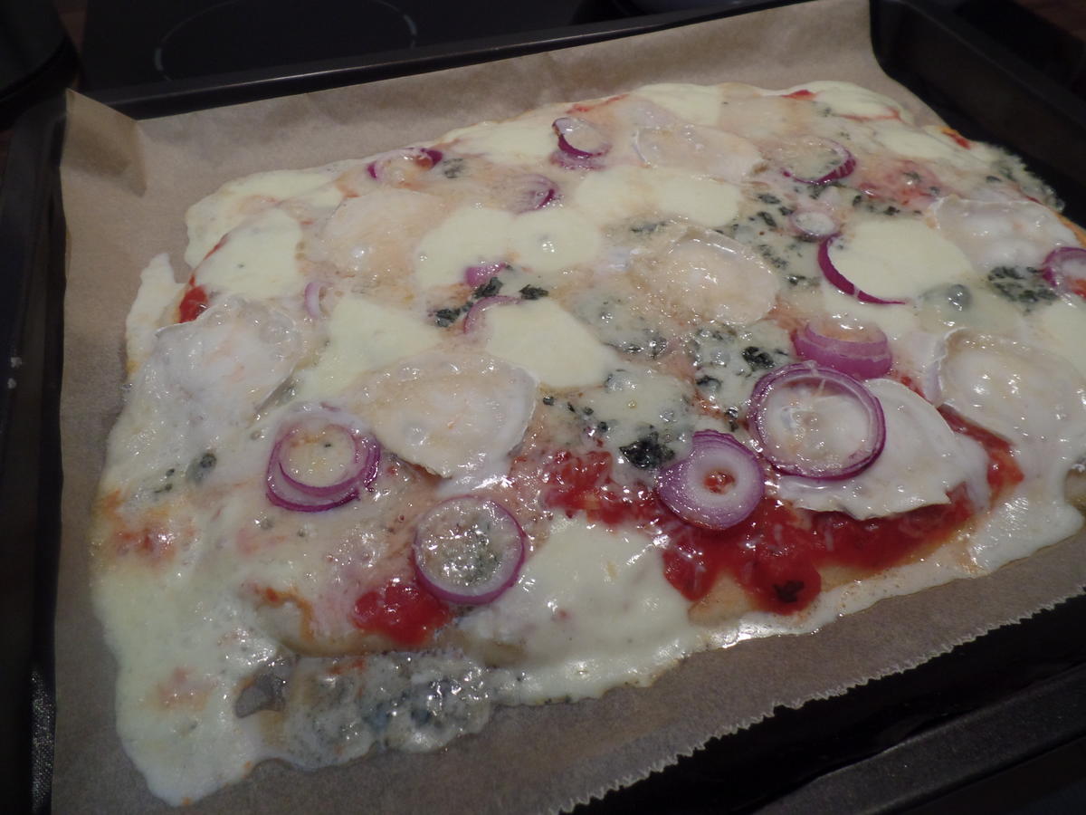 Quattro-Formaggi-Pizza - Rezept - Bild Nr. 11317