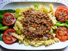 Fusilli mit sauren Linsen – Fusilli e lenticchie - Rezept - Bild Nr. 2