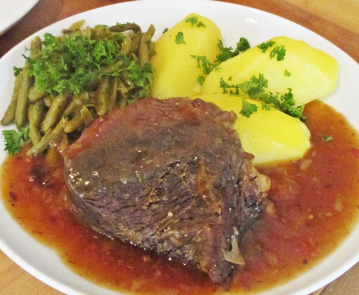 Mutti&rsquo;s Rinderschmorbraten - Rezept mit Bild - kochbar.de