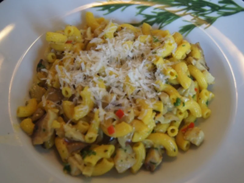 Rezept: Steinpilzpasta mit Hörnchen Nudeln Bild Nr. 2 Steinpilzpasta mit Hörnchen Nudeln - Rezept - Bild Nr. 2
