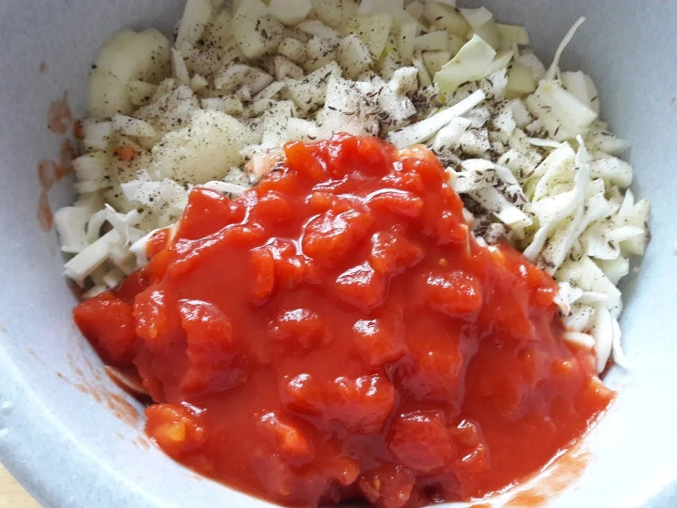 Hähnchenkeule auf Weißkohl - Rezept - Bild Nr. 7