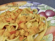 Pappardelle in cremiger Kürbissauce mit zartem Käsetouch - Rezept - Bild Nr. 2