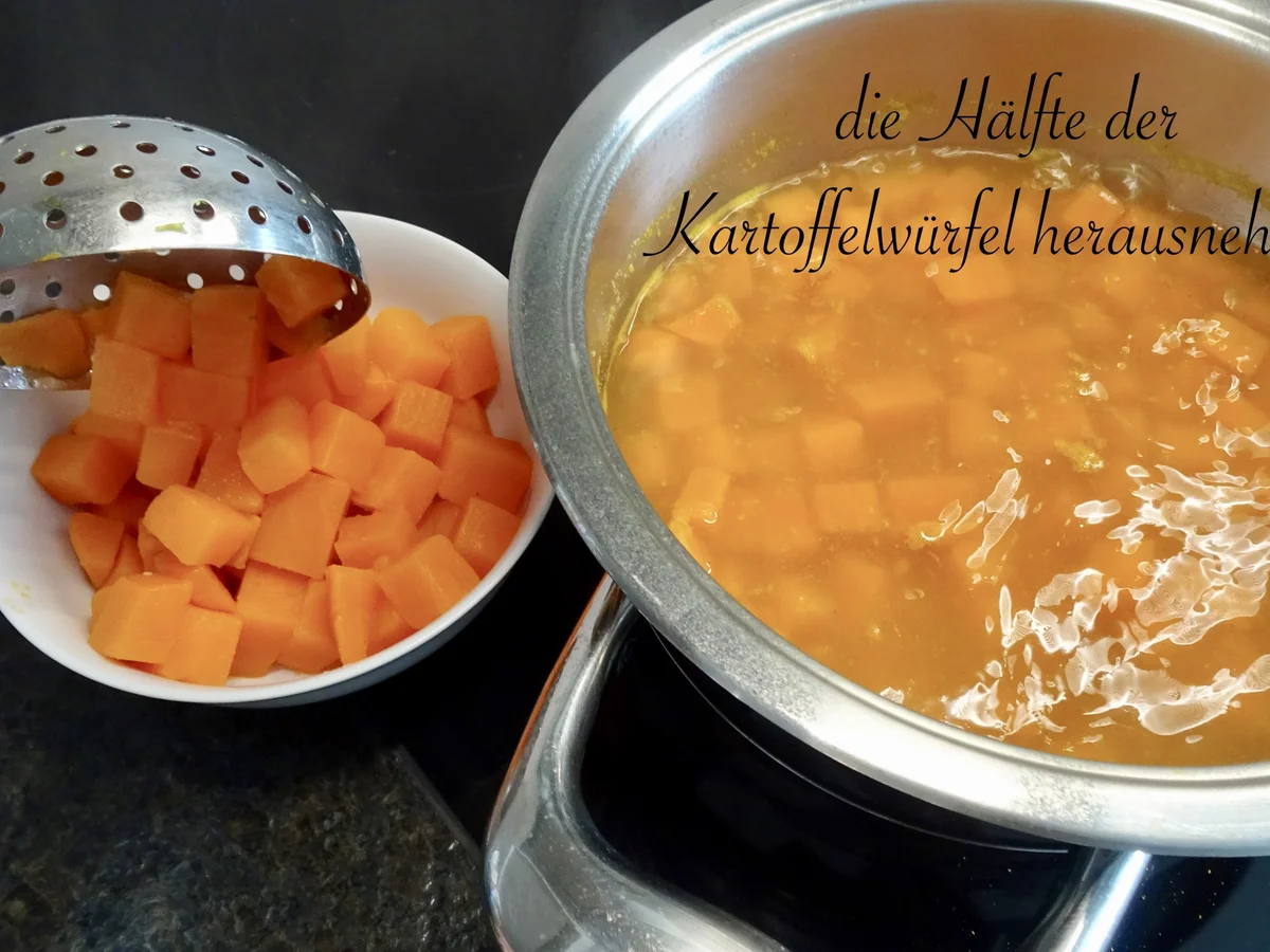 Süßkartoffel Süppchen - Rezept - Bild Nr. 5