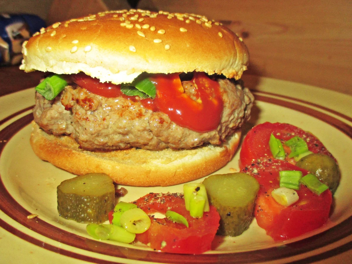 Mein einfacher Hamburger ohne Schnickschnack - Rezept - Bild Nr. 5