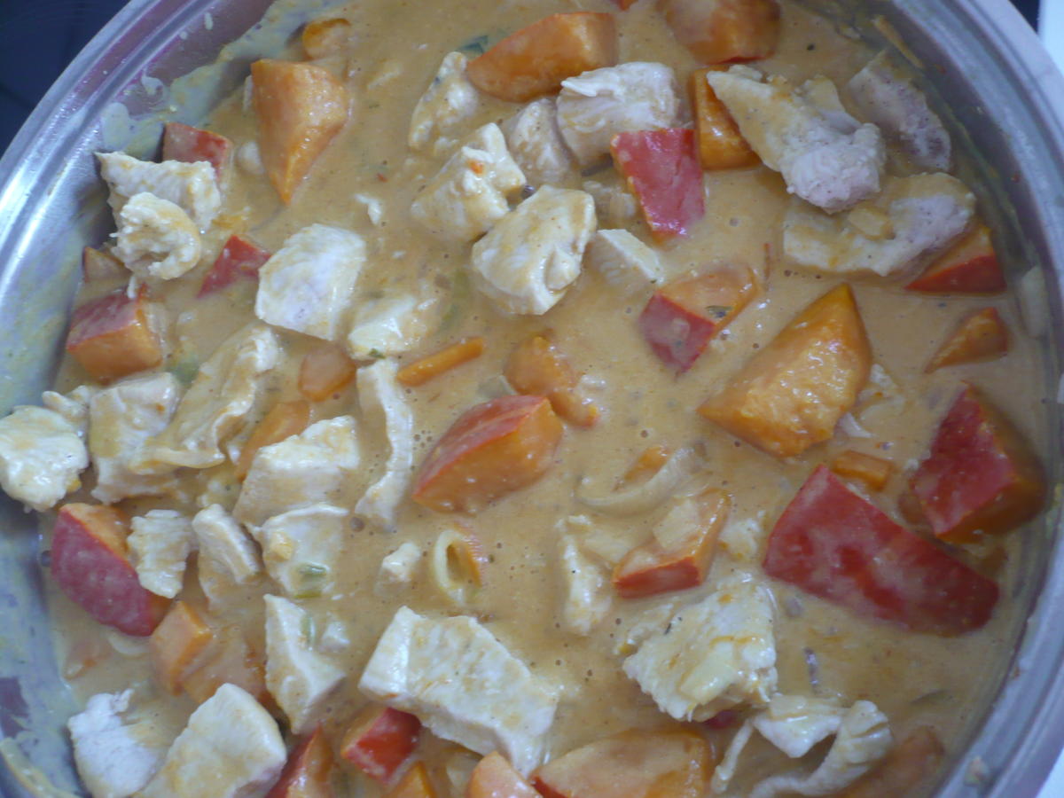 Kürbis - Hähnchen - Curry - Rezept - Bild Nr. 11