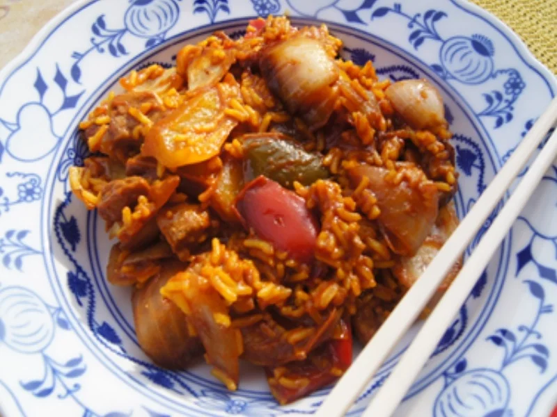 Schneller Reste Wok - Rezept - Bild Nr. 2