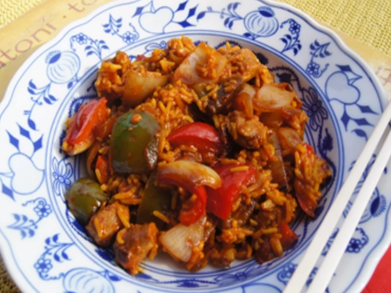 Schneller Reste Wok - Rezept - Bild Nr. 9