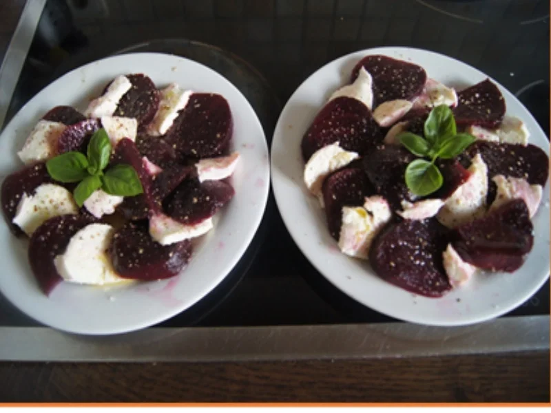 Rote-Bete-Mozzarella-Carpaccio - Rezept - Bild Nr. 2