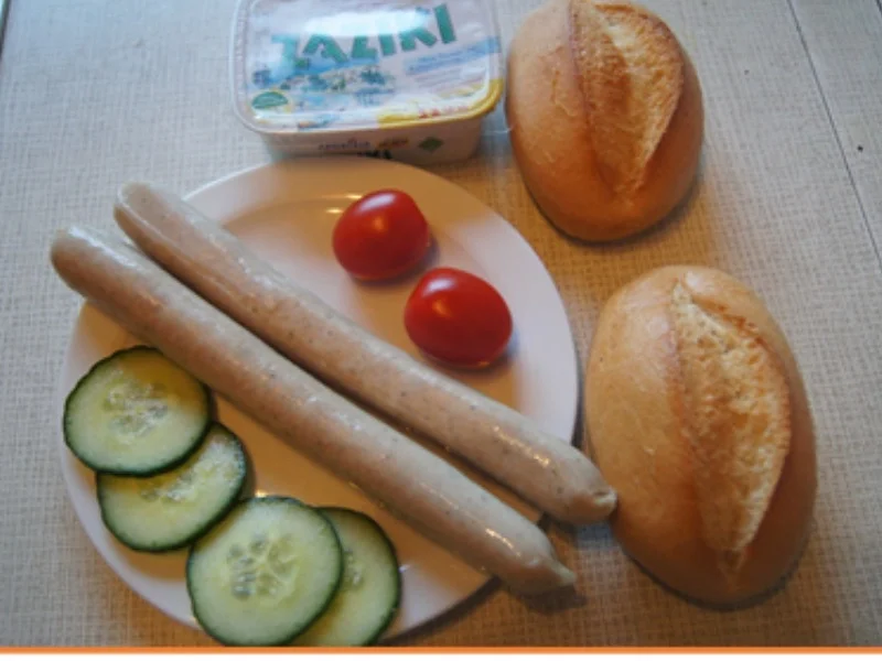 Currywurst mit Zaziki - Rezept - Bild Nr. 3