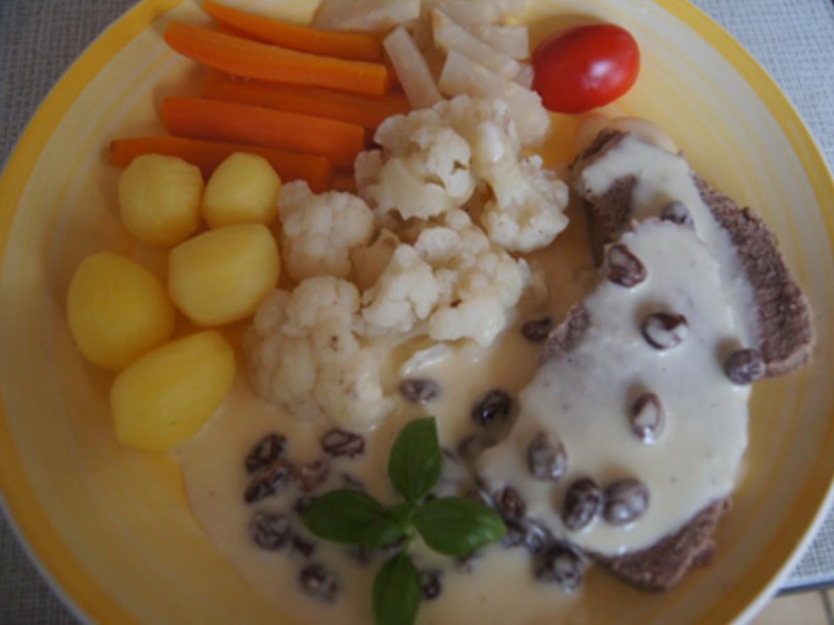 Tafelspitz mit Bouillongemüse und Meerrettichsauce - Rezept - Bild Nr. 14