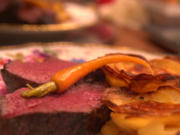 Chateaubriand vom bayrischen Bio-Rind mit Rotweinjus und Kartoffelröschen - Rezept - Bild Nr. 2
