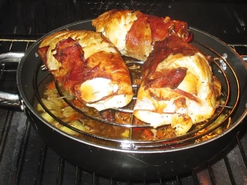 Fischrouladen im Schinkenmantel - Rezept - Bild Nr. 4