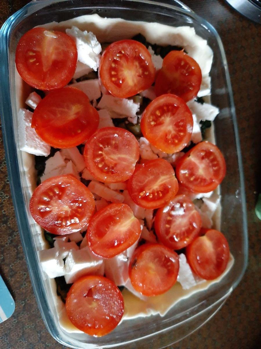 Quiche mit Spinat&Tomate&Pinienkernen - Rezept - Bild Nr. 4