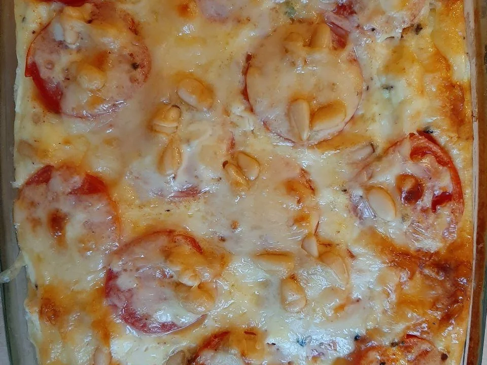 Quiche mit Spinat&Tomate&Pinienkernen - Rezept - Bild Nr. 5