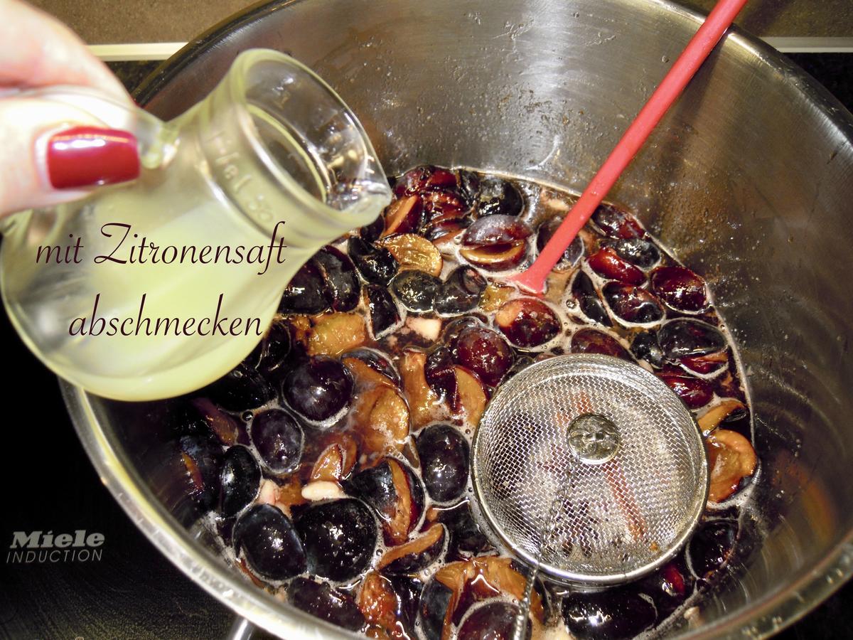 Zwetschgen Marmelade mit Sternanis, Zimt und Nelke - Rezept - Bild Nr. 11
