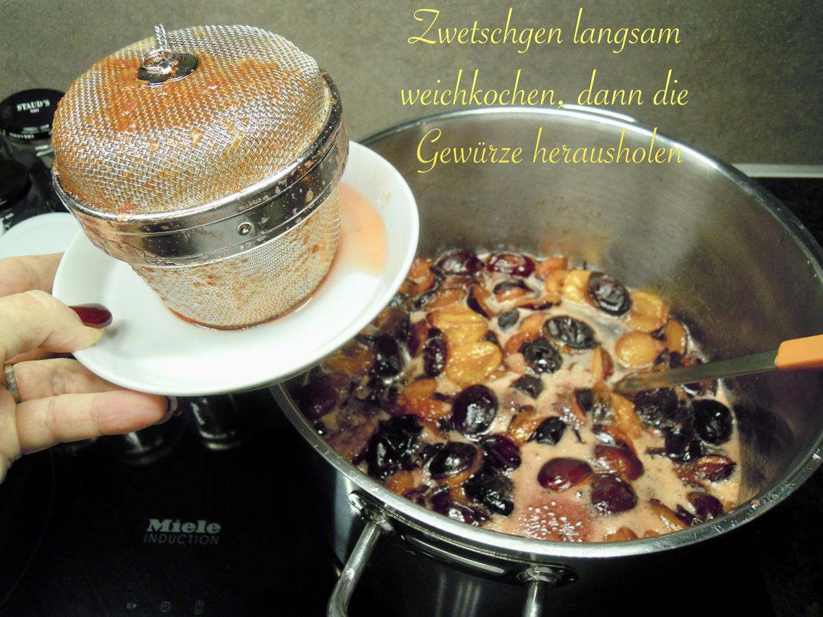 Zwetschgen Marmelade mit Sternanis, Zimt und Nelke - Rezept - Bild Nr. 17