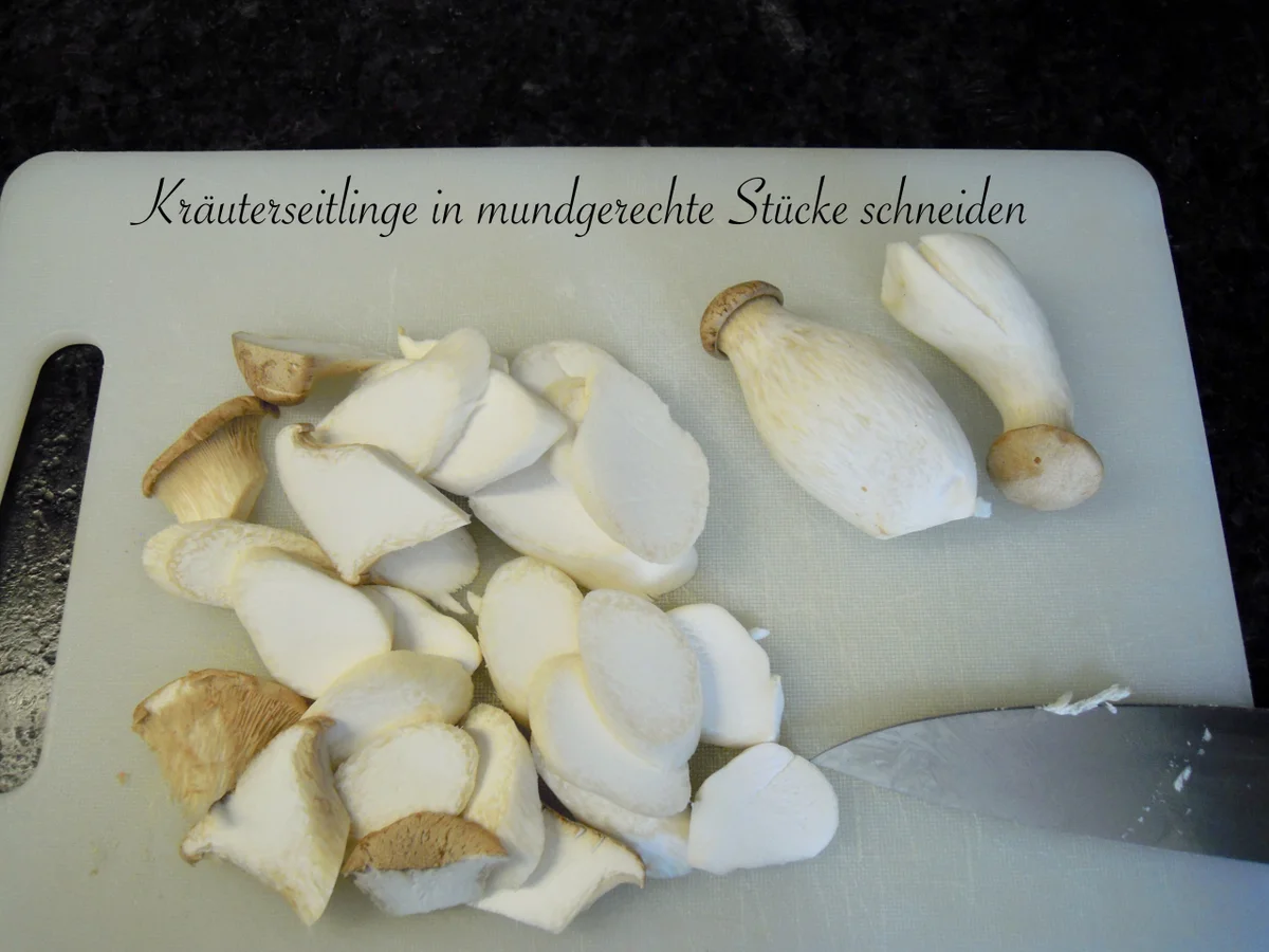 Pasta mit Kräuterseitlingen in feiner Kapernsauce - Rezept - Bild Nr. 9