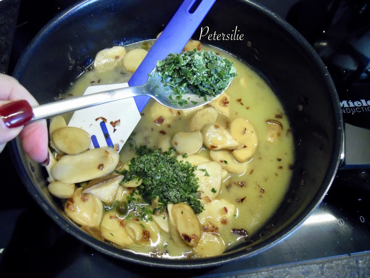 Pasta mit Kräuterseitlingen in feiner Kapernsauce - Rezept - Bild Nr. 15