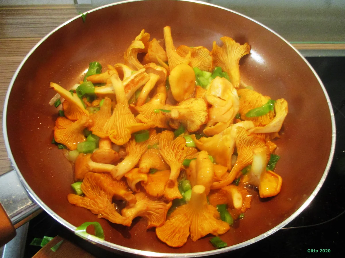 Flammkuchen mit Pfifferlingen - Rezept - Bild Nr. 4