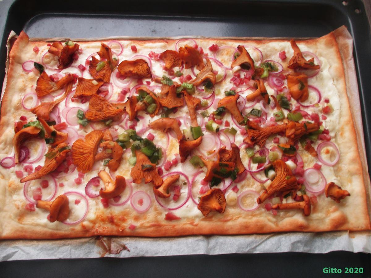 Flammkuchen mit Pfifferlingen - Rezept - Bild Nr. 15