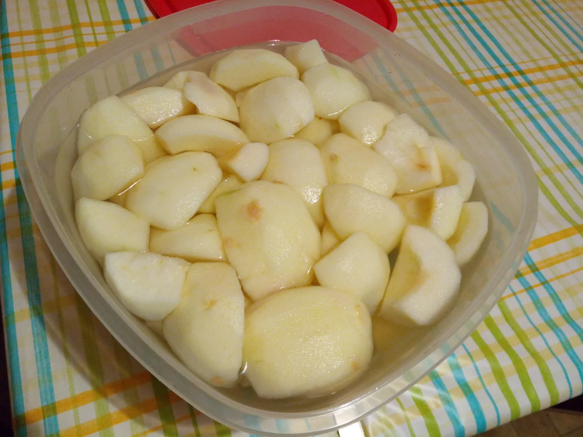 Apfelmus (von unseren Apfelbäumen aus unserem Garten)>Kochbar Challenge 10.0 (Oktober 2020 - Rezept - Bild Nr. 11386