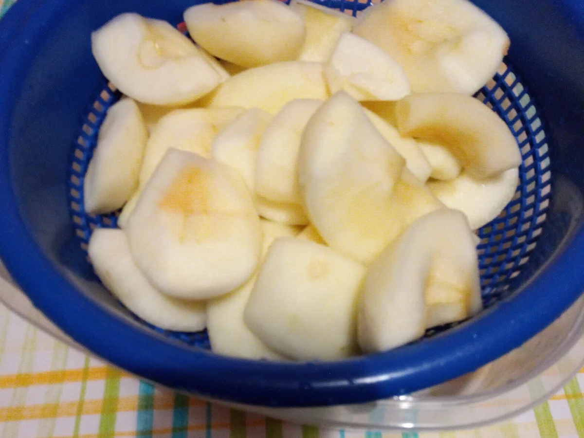 Apfelmus (von unseren Apfelbäumen aus unserem Garten)>Kochbar Challenge 10.0 (Oktober 2020 - Rezept - Bild Nr. 11387