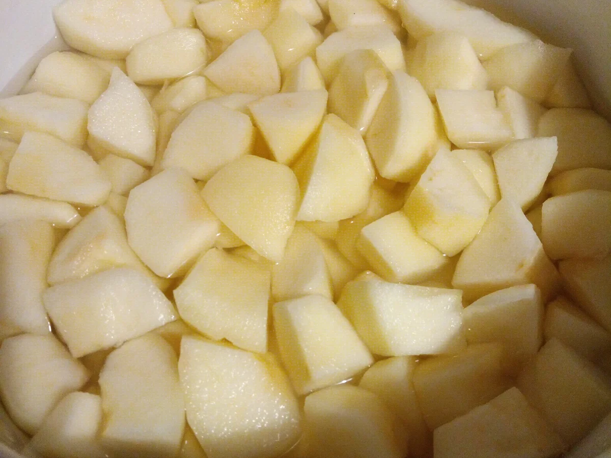 Apfelmus (von unseren Apfelbäumen aus unserem Garten)>Kochbar Challenge 10.0 (Oktober 2020 - Rezept - Bild Nr. 11388