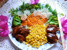 Thailändische Spareribs mit Mais und Gemüse - Rezept - Bild Nr. 2