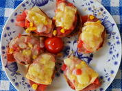 Rezept: Knusprige, überbackene Brötchen -- Crostini alla Francesca Bild Nr. 2 Knusprige, überbackene Brötchen -- Crostini alla Francesca - Rezept - Bild Nr. 2